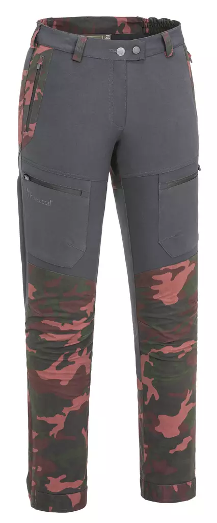 Pinewood Finnveden Hybrid TRD WMN Dusty Plum Jungle - Dame jaktbukser - 7331090320239 - 1