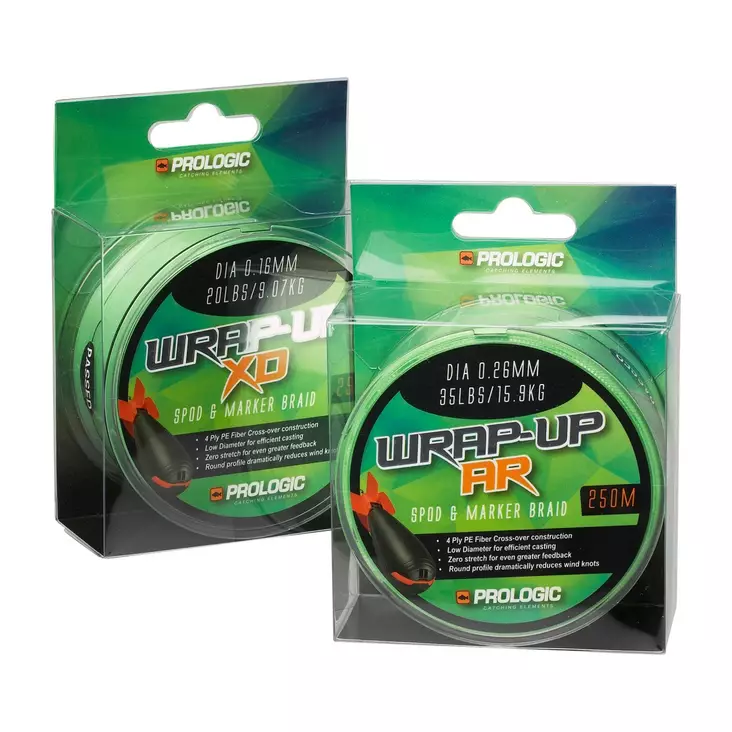 Prologic Wrap-Up AR Braid 250m 0,26mm - Flettet hovedsnøre - 5706301641199 - 1