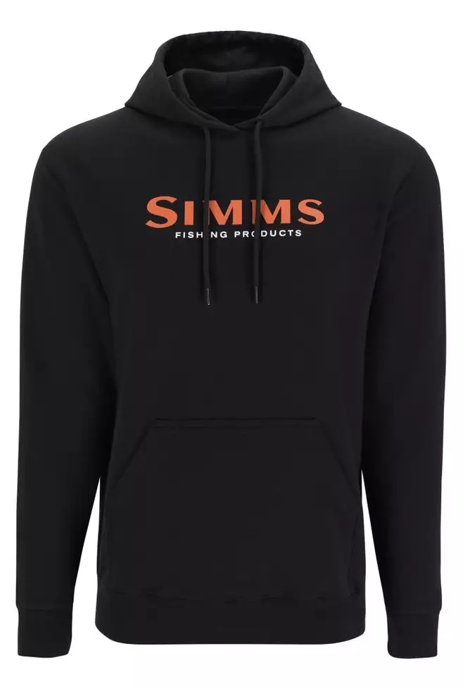 Simms Logo Hoody Black - Hettegensere - 694264661789 - 1