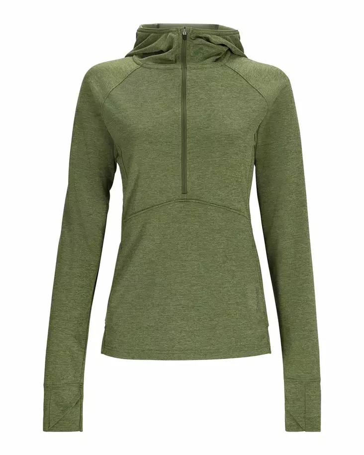 Simms Womens Bugstopper Hoody Dark Clover Heather - Hettegensere - 694264649879 - 1