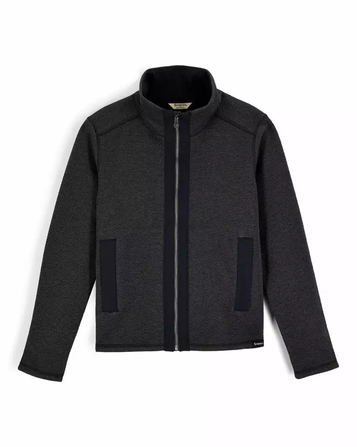 Simms Women's Harbor Fleece Black Heather - Fleecegensere - 694264701249 - 2