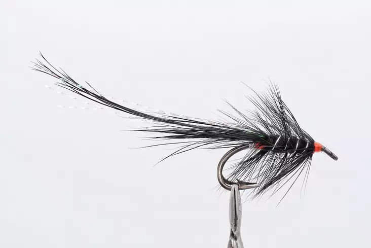 Uppobomber Black Salmon Fly - Dobbeltkrok - 8859202530349 - 1