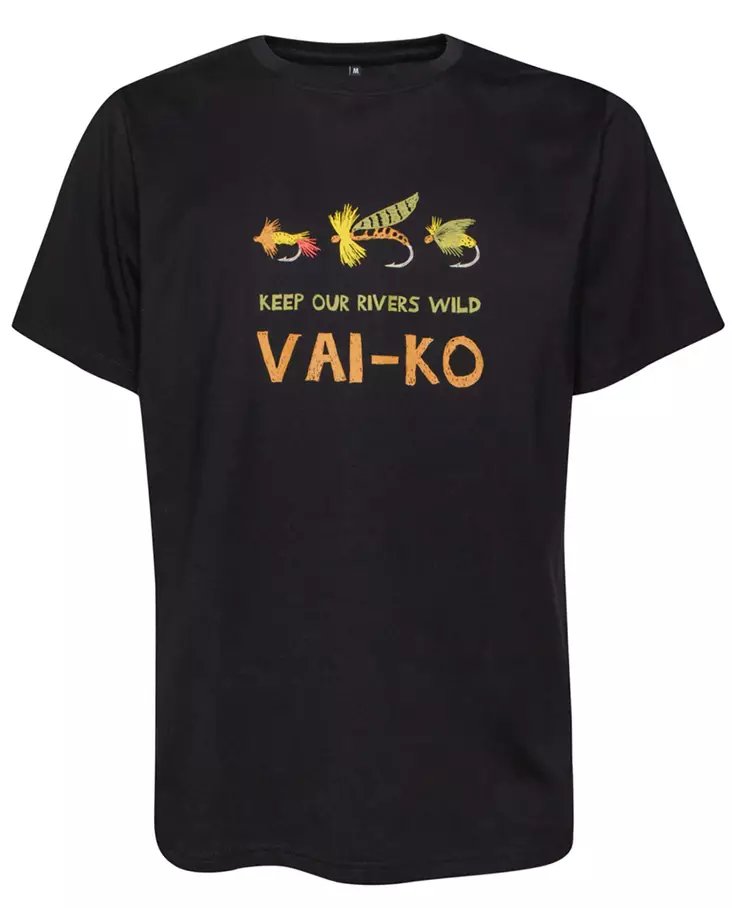 VAI-KO Flyfisher T-Shirt Black - T-skjorter herre - 6430072388449 - 1
