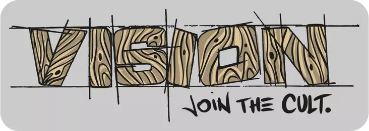 Vision Join The Cult Sticker 150mm - Andre verktøy og tilbehør - 6417512843249 - 1