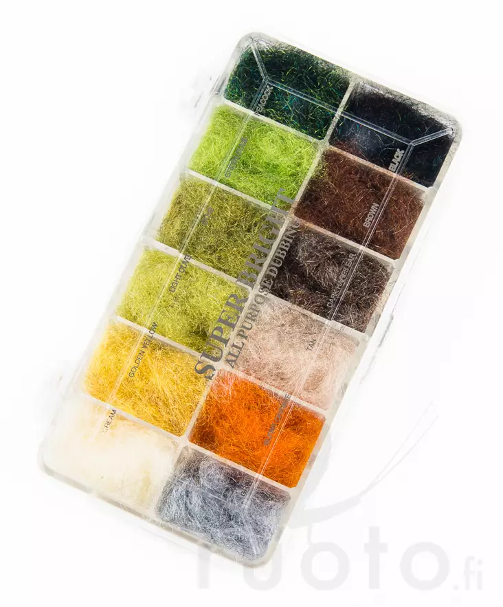 Wapsi Super Bright All Purpose Dub Dispenser I -dubbinglajitelma - Dubbing sortimentssett - 053526352139 - 1