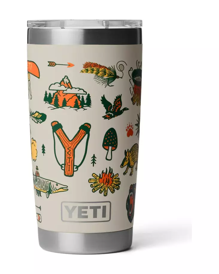 RAMBLER 20 OZ TUMBLER CAPE SUMMER CAMP - Termosflasker og -krus - 888830659229 - 1