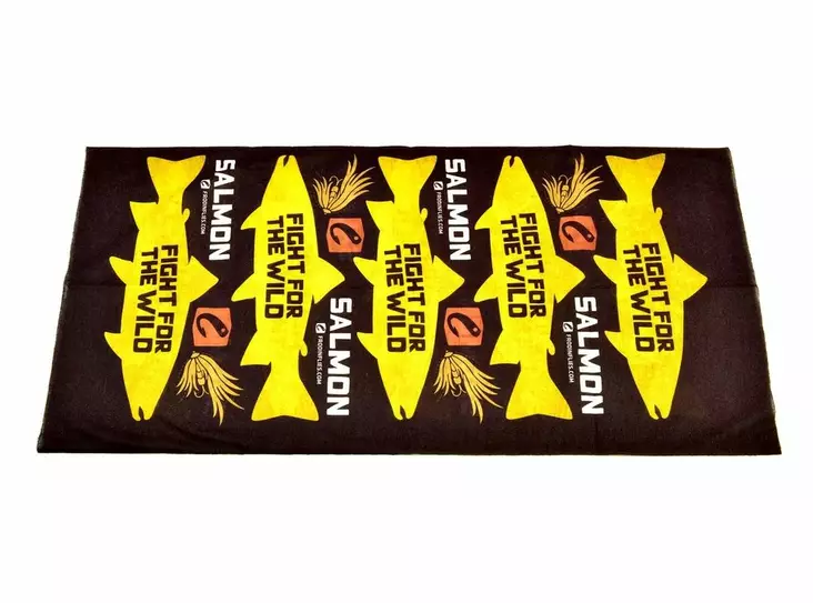 Frödin Flies Wild Salmon Neck Tube Black - Buffs og andre - NTFWB - 1