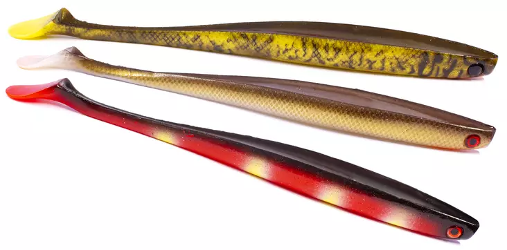 Captain Ollie Papa Shad 35cm 190g - Gummibeten for gjedde - papashad - 2