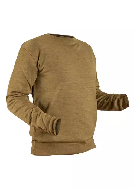 Nordhunt Asbjorn O-Neck Knit Straw Melange - Jegertrøyer - 40450-SM-XL - 2