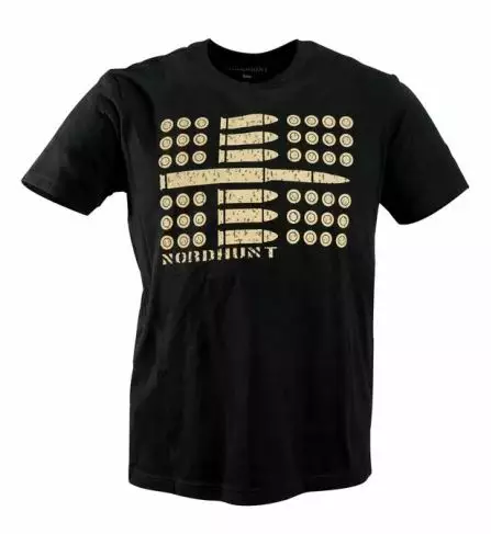 Nordhunt Ammo Flag T-Shirt Black - Jegertrøyer - 25204-B-2XL - 1