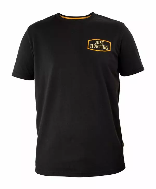 Nordhunt Just Hunting T-Shirt Black - Jegertrøyer - 26374-009-M - 2
