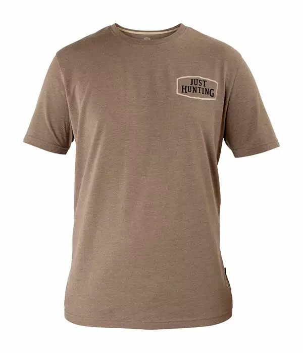 Nordhunt Just Hunting T-Shirt Khaki - Jegertrøyer - 26374-002-M - 1
