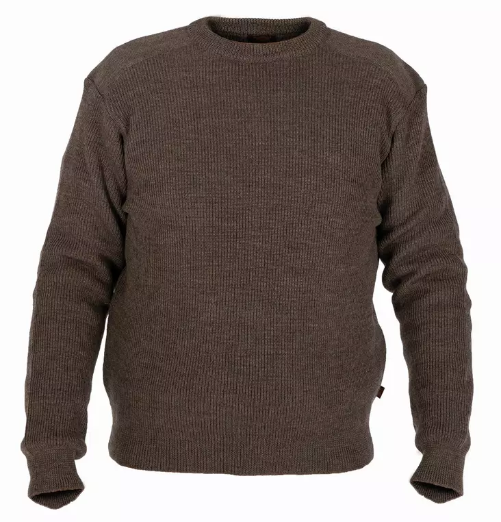 Nordhunt Oluf O-Neck Knit Brown - Jegertrøyer - 23450-B-M - 1