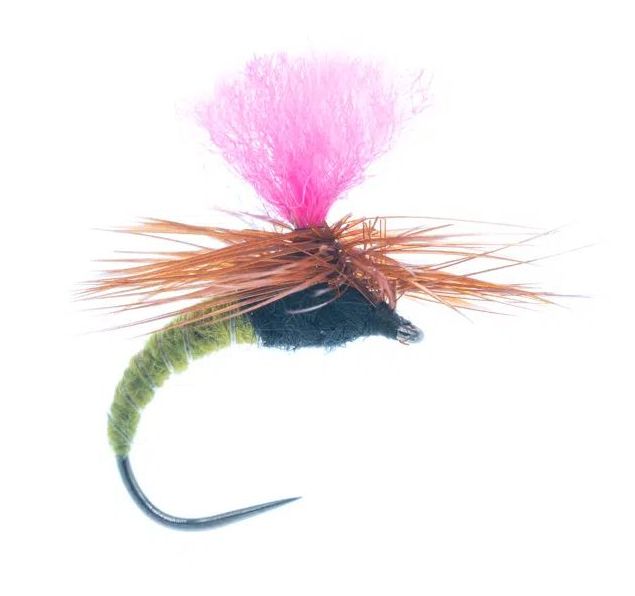 Klinkhamer Barbless Olive - Andre laksefluer - G1111BL-12O - 1